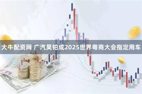 大牛配资网 广汽昊铂成2025世界粤商大会指定用车